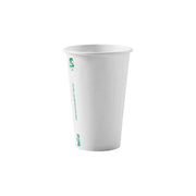 BP.BC-12(80)W-SA BioPak Single Wall White BioCup (80mm) 350ml / 12oz Native Wholesale Hospitality Supplies Canberra
