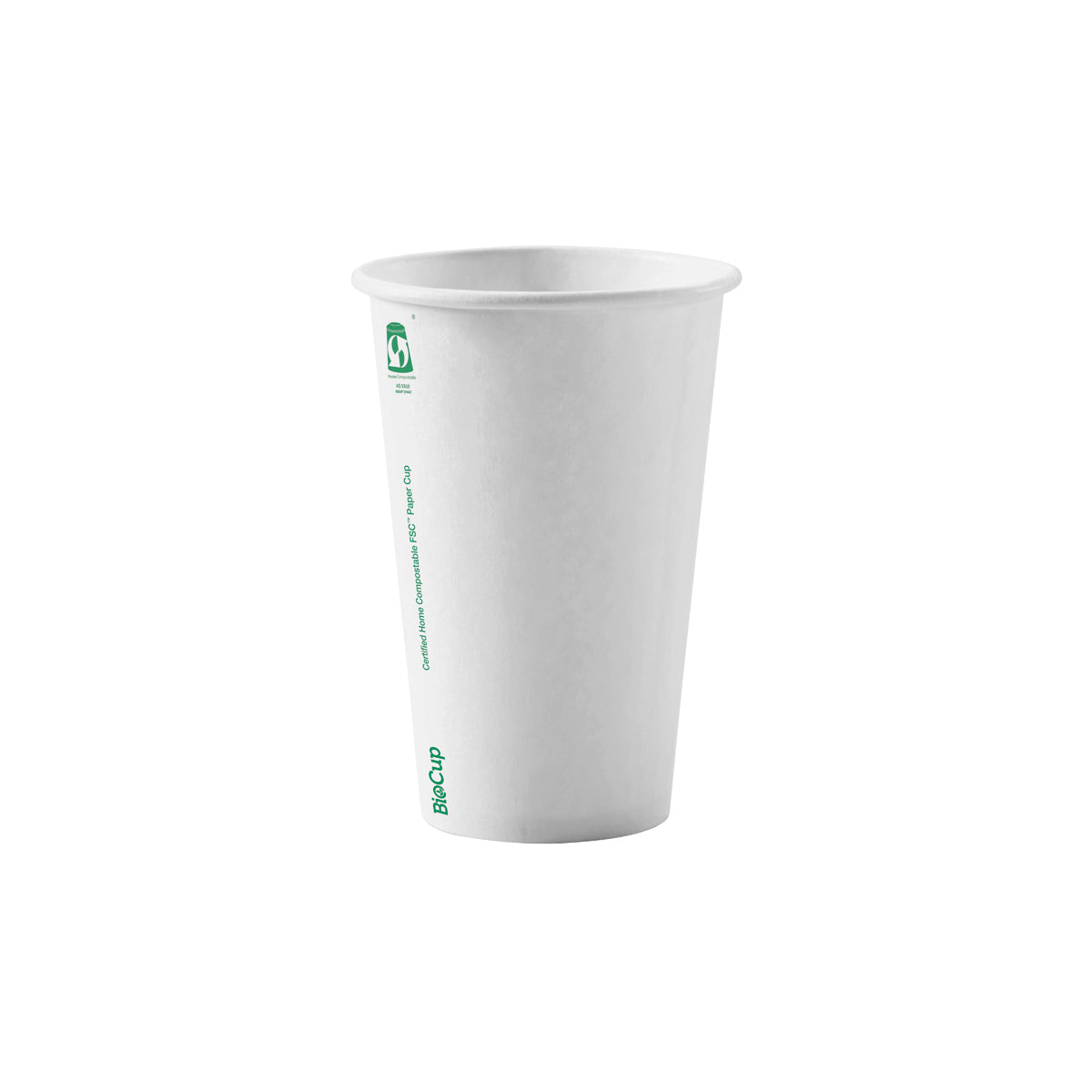 BP.BC-12(80)W-SA BioPak Single Wall White BioCup (80mm) 350ml / 12oz Native Wholesale Hospitality Supplies Canberra