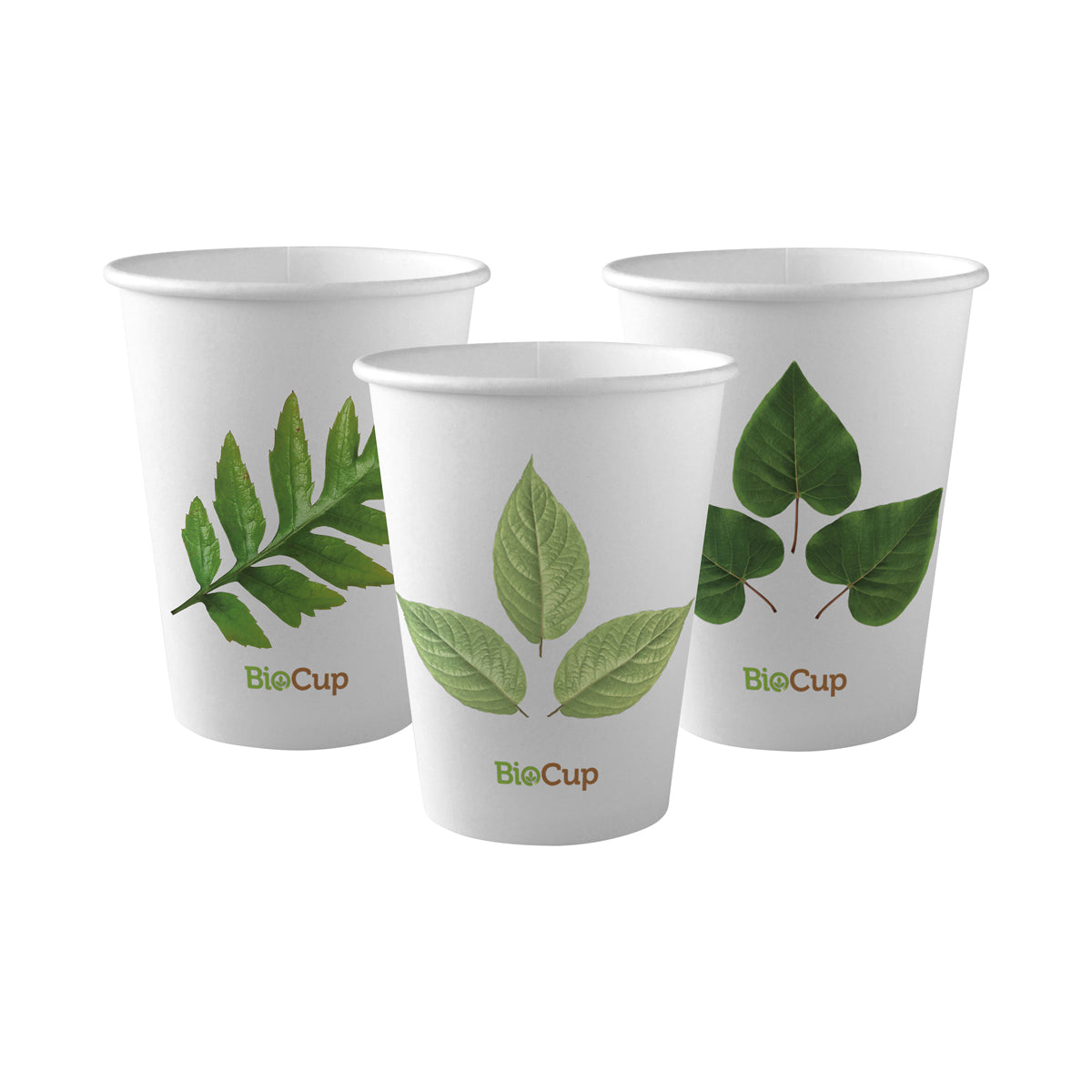 BC-12 BioPak Single Wall Leaf BioCup (90mm) 390ml / 12oz Native Wholesale Hospitality Supplies Canberra