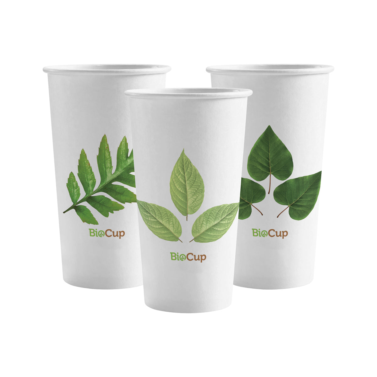 BP.BC-20 BioPak Single Wall Leaf BioCup (90mm) 595ml / 20oz Native Wholesale Hospitality Supplies Canberra