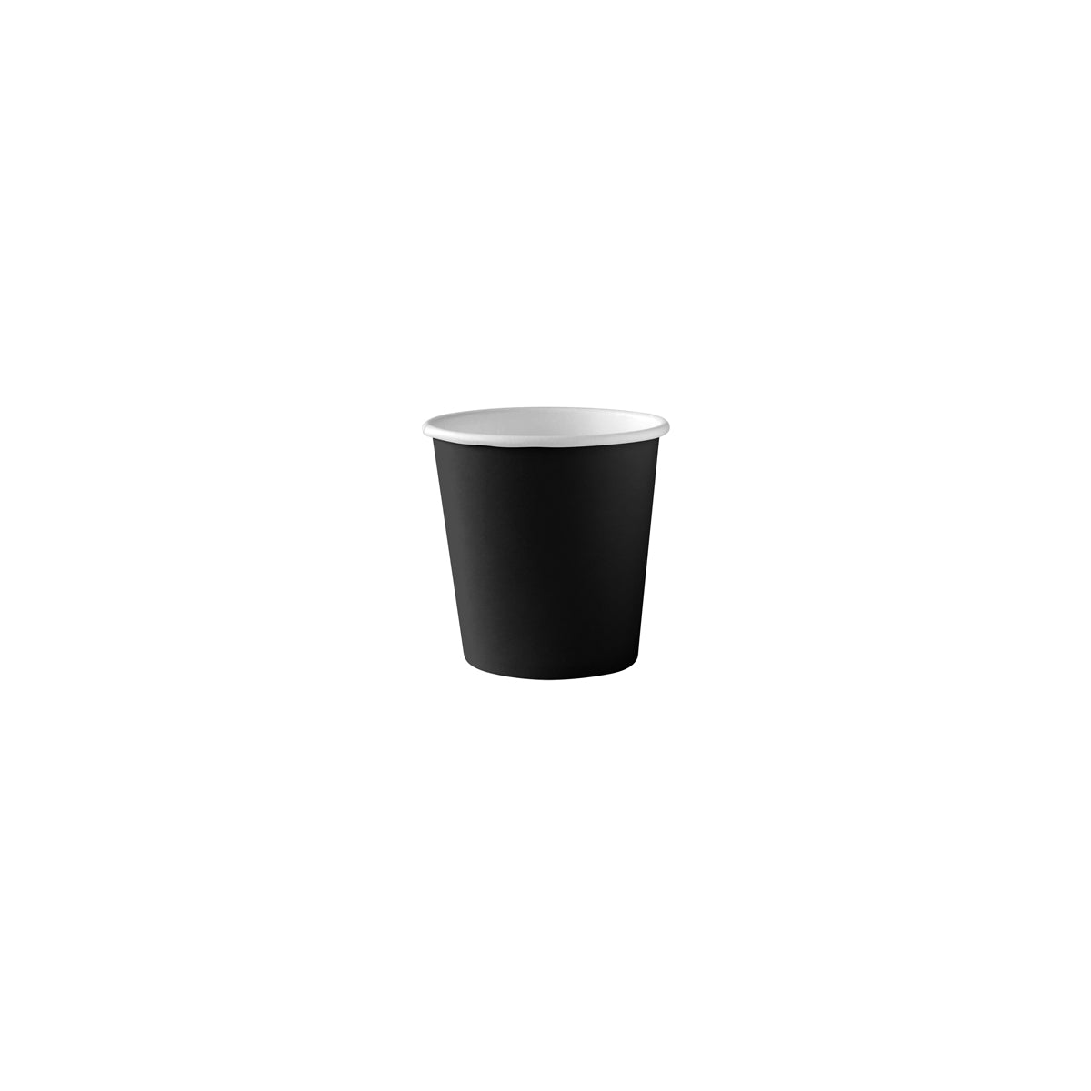 BC-4B BioPak Single Wall Black BioCup (63mm) 120ml / 4oz Native Wholesale Hospitality Supplies Canberra