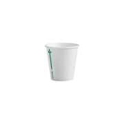 BP.BC-6-GL BioPak Single Wall Green Line White BioCup (80mm) 230ml / 6oz Native Wholesale Hospitality Supplies Canberra