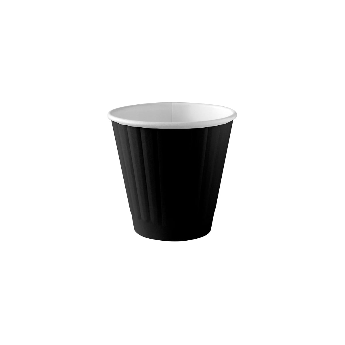 BC-8DWB-90 BioPak Double Wall Black BioCup (90mm) 295ml / 8oz Native Wholesale Hospitality Supplies Canberra