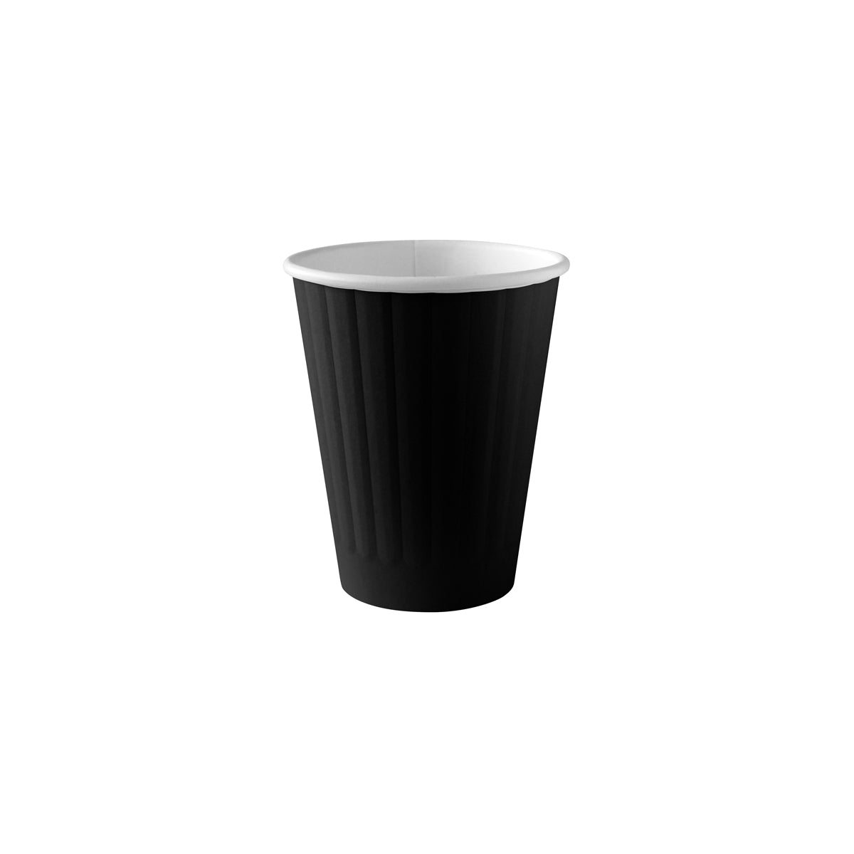 BC-8DWB BioPak Double Wall Black BioCup (80mm) 255ml / 8oz Native Wholesale Hospitality Supplies Canberra