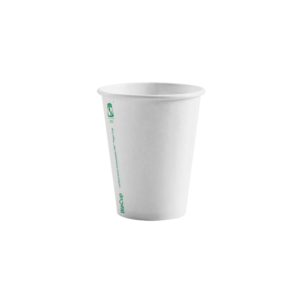BP.BC-8W-SA BioPak Single Wall White BioCup (80mm) 280ml / 8oz Native Wholesale Hospitality Supplies Canberra