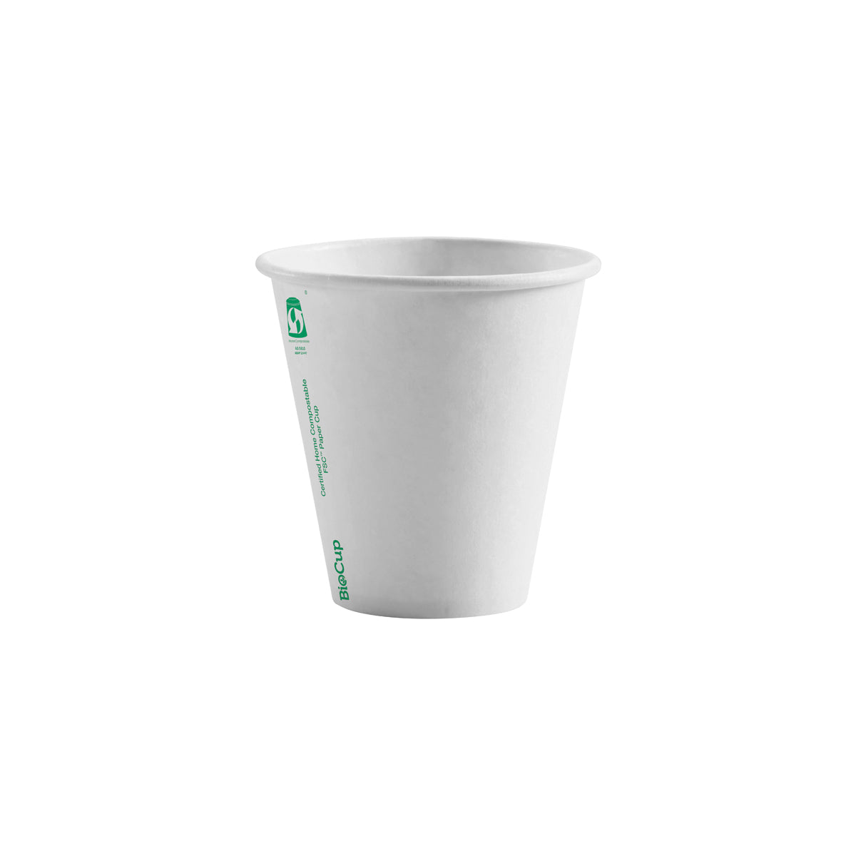 BP.BC-8W(90)-SA BioPak Single Wall White BioCup (90mm) 280ml / 8oz Native Wholesale Hospitality Supplies Canberra