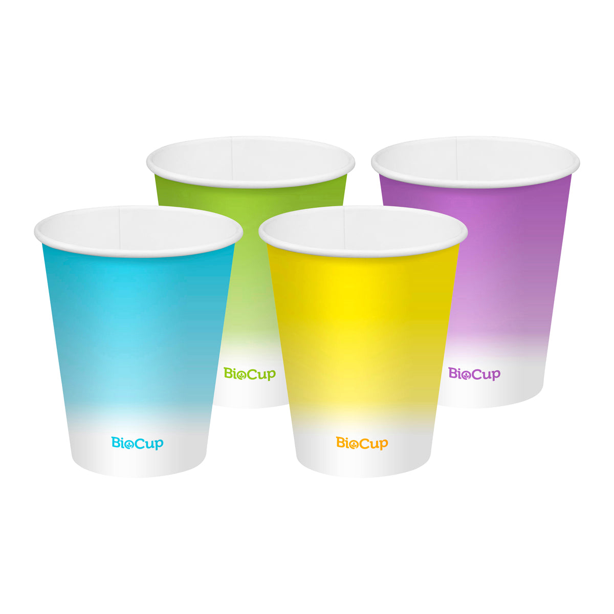 BP.BCC-12-C BioPak Cold Paper Coloured BioCup (90mm) 390ml / 12oz Native Wholesale Hospitality Supplies Canberra
