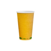 BP.BCK-12-80-GS-V2 BioPak Single Wall Green Stripe Kraft BioCup (80mm) 350ml / 12oz Native Wholesale Hospitality Supplies Canberra