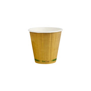 BP.BCK-8DW-GS-90-V2 BioPak Double Wall Green Stripe Kraft BioCup (90mm) 295ml / 8oz Native Wholesale Hospitality Supplies Canberra