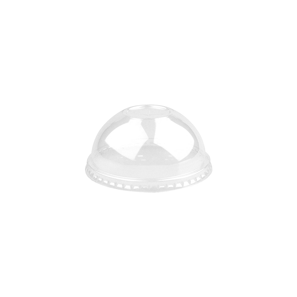 BCL-105C-PET-D BioPak Clear PET Large Dome Lid with X-Slot 105mm Native Wholesale Hospitality Supplies Canberra