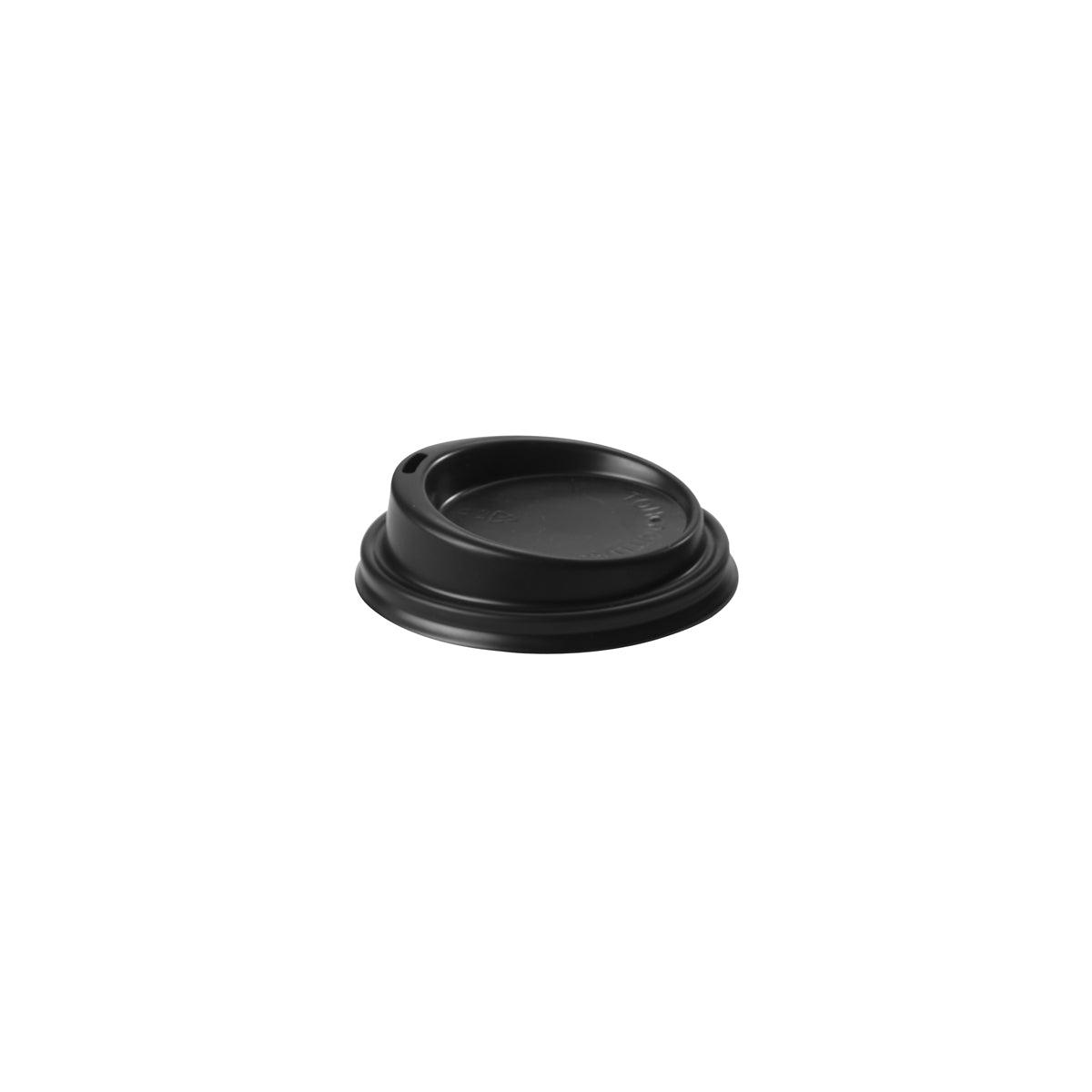 BCL-12.16.20B BioPak 90mm BioCup Black PS Non Compostable Lid Native Wholesale Hospitality Supplies Canberra