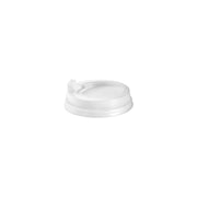 BP.BCL-12.16.20W-SIPPER BioPak 90mm BioCup White PS Sipper Non Compostable Lid Native Wholesale Hospitality Supplies Canberra