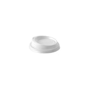 BP.BCL-12.16.20W BioPak 90mm BioCup White PS Non Compostable Lid Native Wholesale Hospitality Supplies Canberra