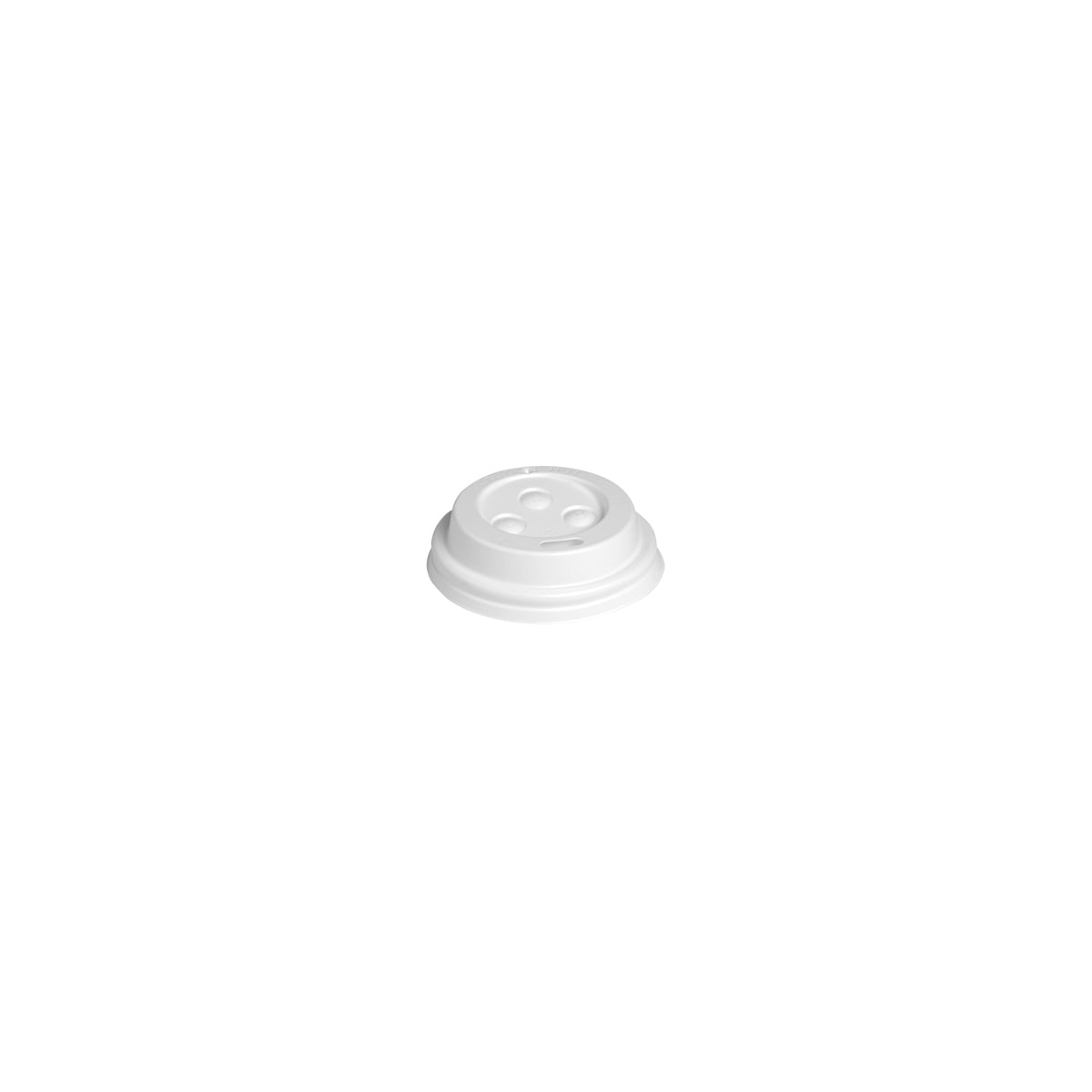 BP.BCL-4W BioPak 63mm BioCup White PS Non Compostable Lid Native Wholesale Hospitality Supplies Canberra