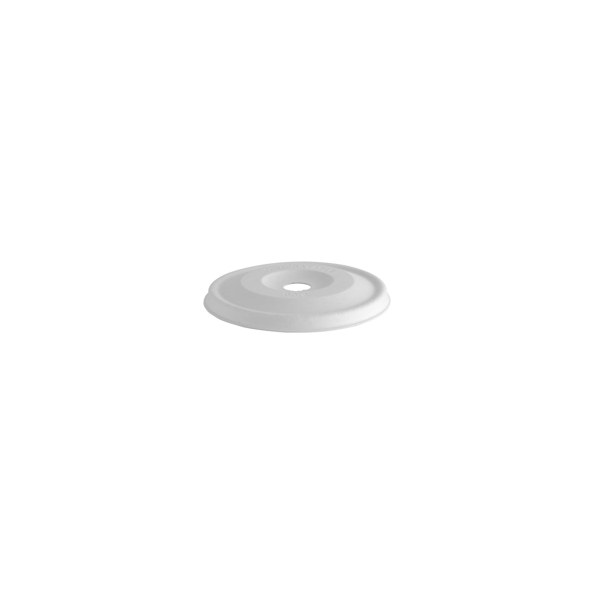 BCL-80C-PULP-F BioPak BioCane Small Flat Lid 80mm Native Wholesale Hospitality Supplies Canberra