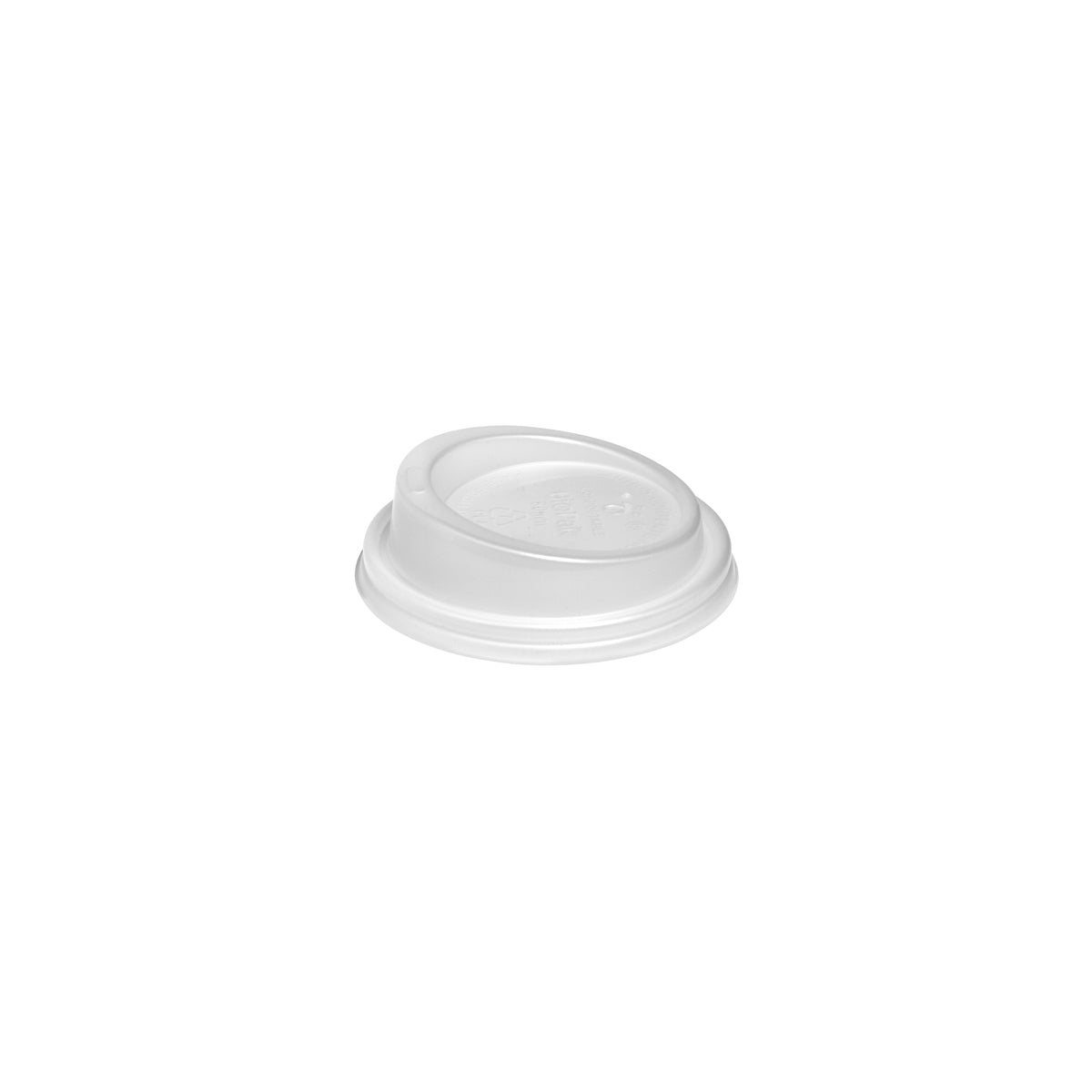 BP.BCL-8PLA-C BioPak 80mm BioCup White CPLA Lid Native Wholesale Hospitality Supplies Canberra