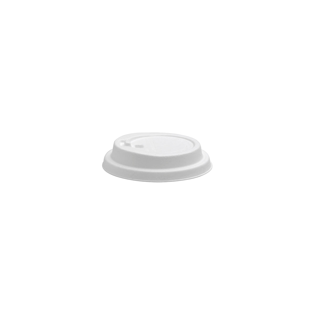 BP.BCL-8PULP-R-W BioPak 80mm BioCup White Reclosable BioCane Lid Native Wholesale Hospitality Supplies Canberra