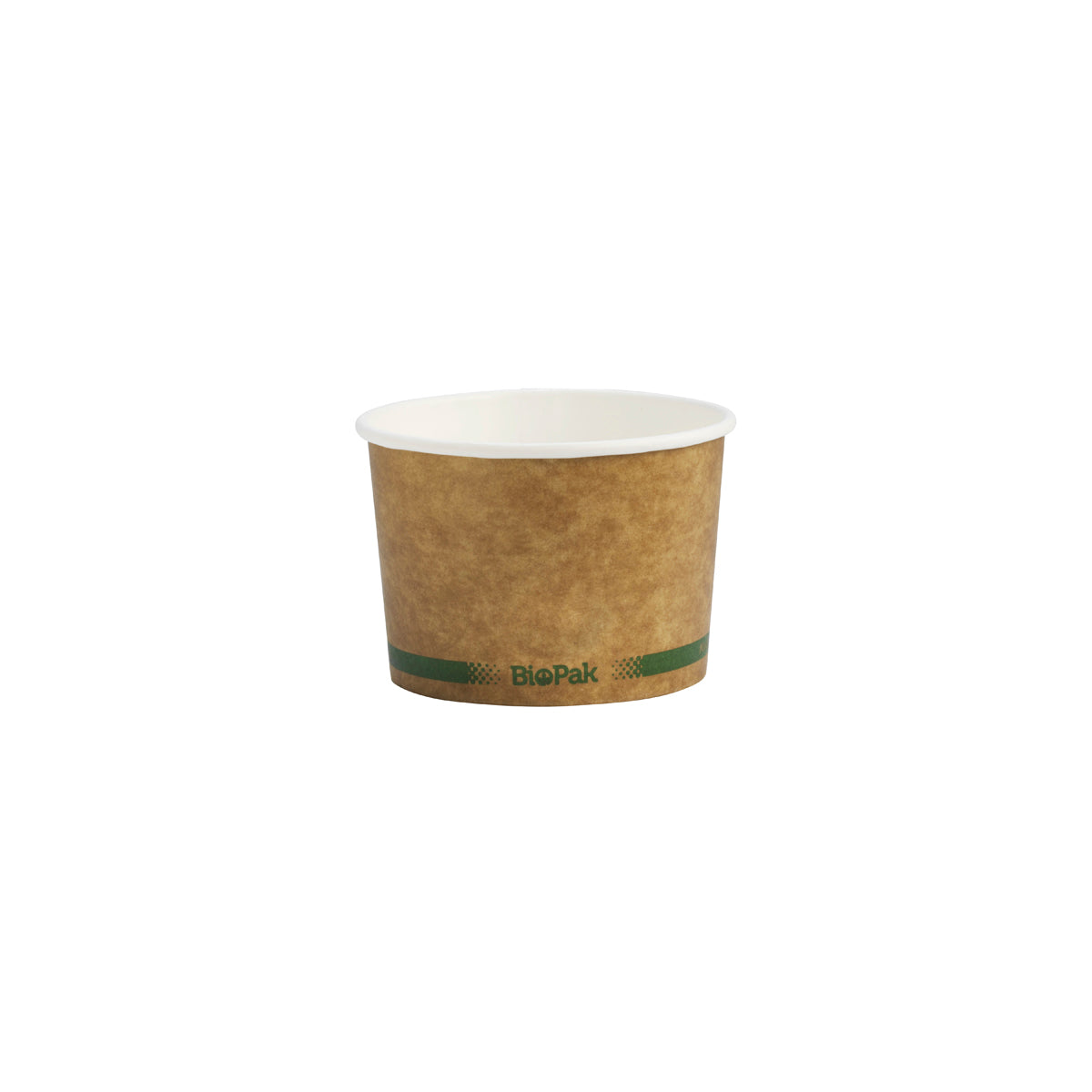 BSCK-8-GS BioPak FSC Paper BioBowl Printed Kraft Look 250ml / 8oz Native Wholesale Hospitality Supplies Canberra
