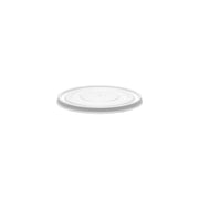 BP.BSCL-12-16-32-PULP-W BioPak BioCane BioBowl Lid White Plant Fibre 121mm Native Wholesale Hospitality Supplies Canberra