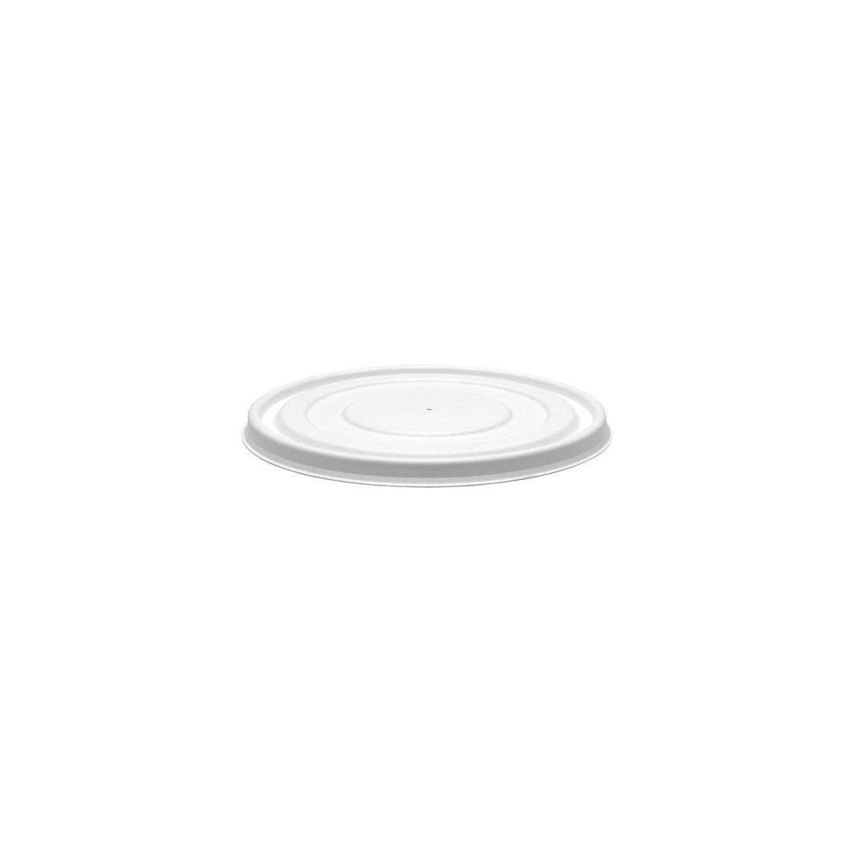 BP.BSCL-12-16-32-PULP-W BioPak BioCane BioBowl Lid White Plant Fibre 121mm Native Wholesale Hospitality Supplies Canberra