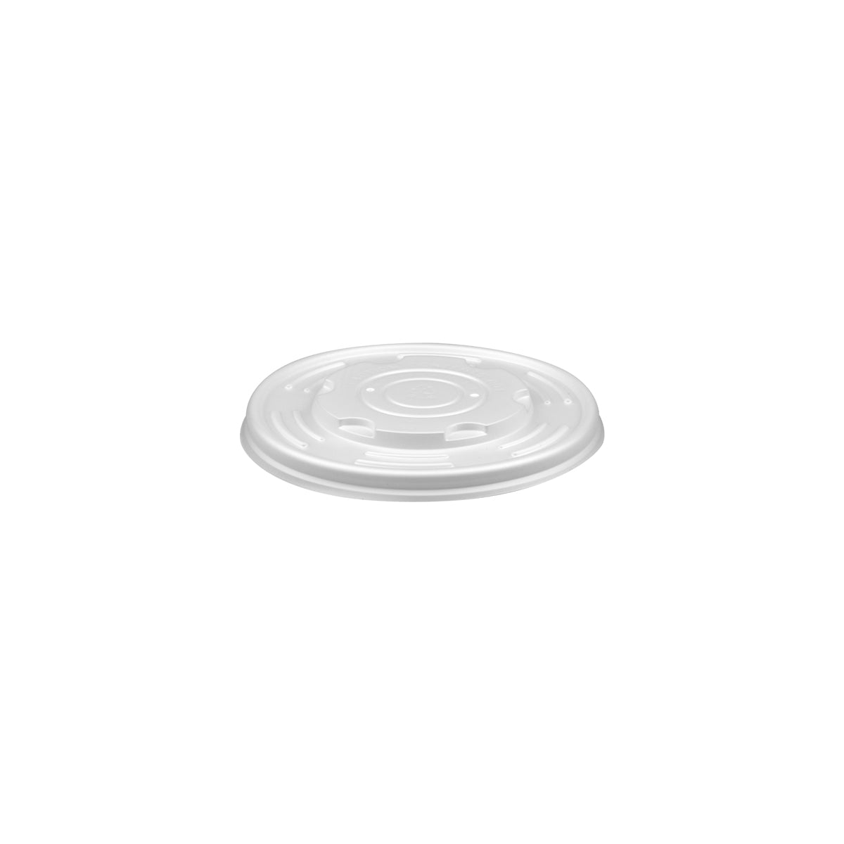 BSCL-12PLA BioPak CPLA BioBowl Lid White 120mm Native Wholesale Hospitality Supplies Canberra