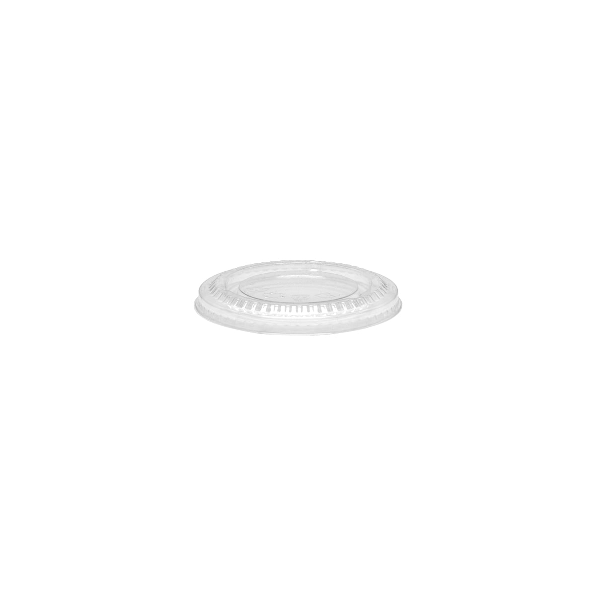 BSCL-8-PLA-F BioPak Clear PLA BioBowl Flat Lid 92mm Native Wholesale Hospitality Supplies Canberra