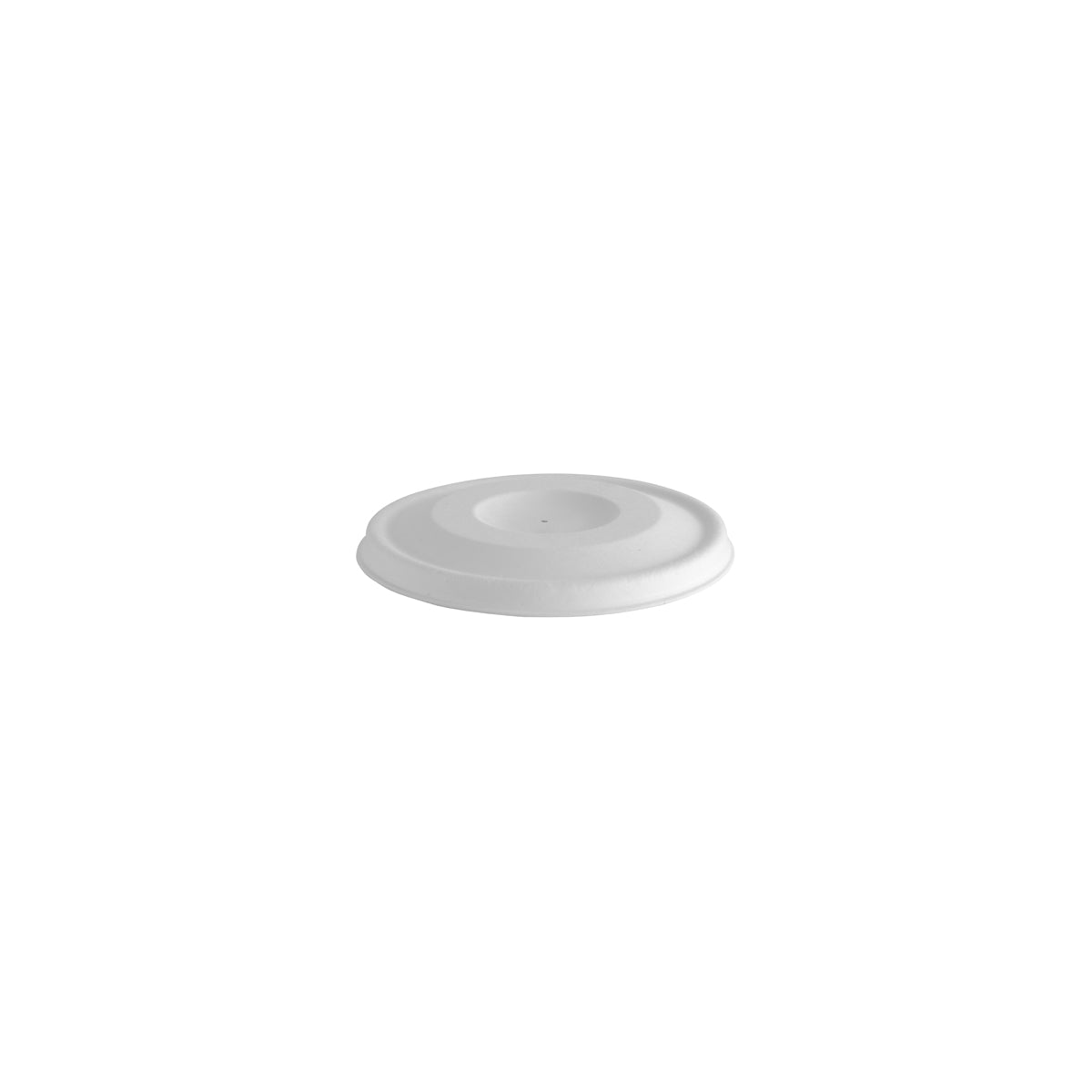 BP.BSCL-8-PULP-W BioPak BioCane BioBowl Lid White Plant Fibre 94mm Native Wholesale Hospitality Supplies Canberra