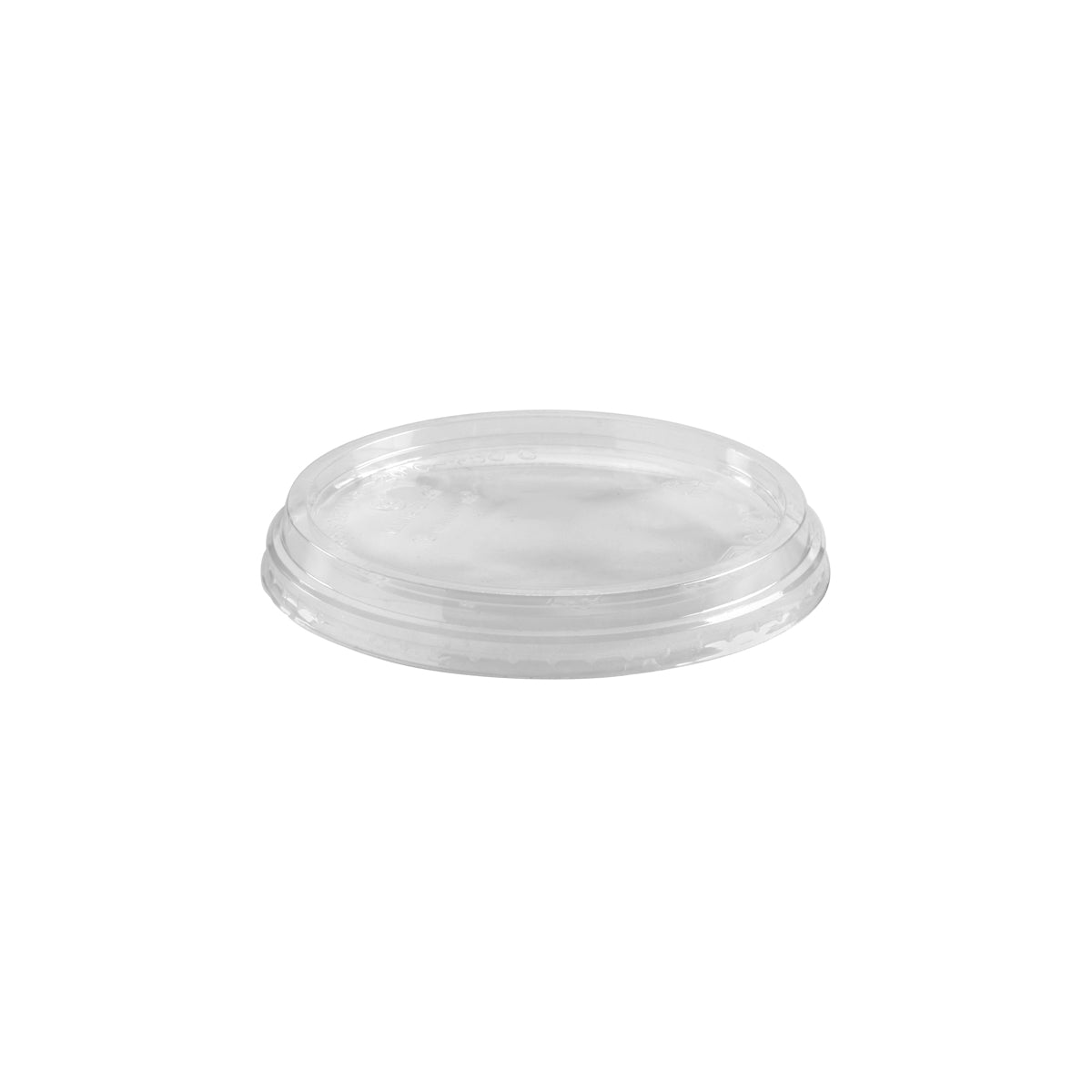 C-121 BioPak Clear PLA BioBowl Flat Lid 125mm Native Wholesale Hospitality Supplies Canberra