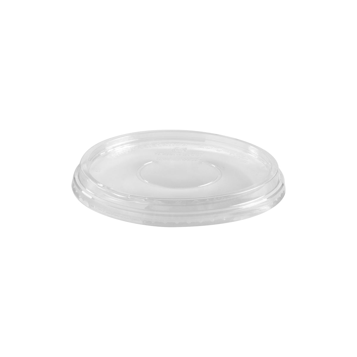 C-143 BioPak Clear PLA BioBowl Wide Flat Lid 146mm Native Wholesale Hospitality Supplies Canberra