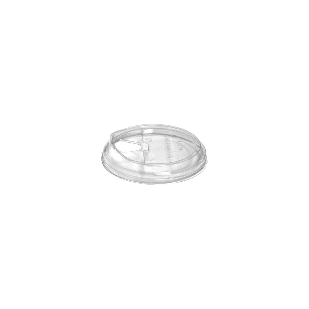 CS-96 BioPak Clear PLA BioCup Sipper / Strawless Lid 96mm Native Wholesale Hospitality Supplies Canberra