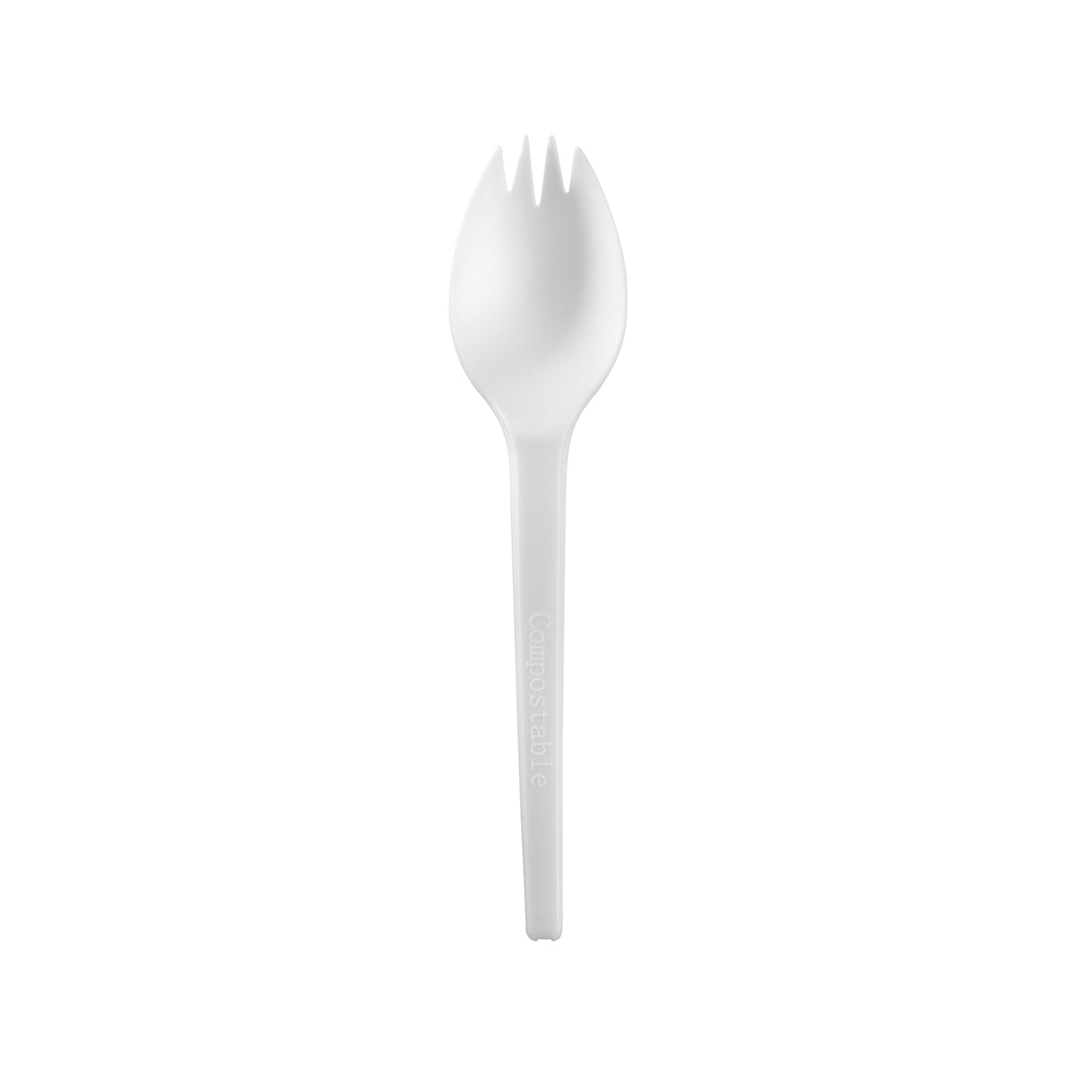 GD-6AC-B BioPak CPLA BioPlastic Spork 150mm Native Wholesale Hospitality Supplies Canberra