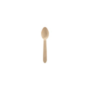 BP.HY-10TS-5000 BioPak Unbranded FSC Wooden Teaspoon 100mm Native Wholesale Hospitality Supplies Canberra