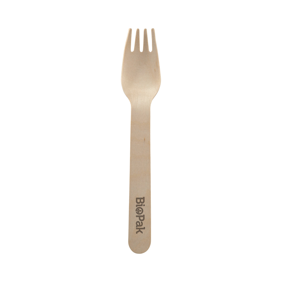 HY-16F-COATED BioPak Coated FSC Wooden Fork 160mm Native Wholesale Hospitality Supplies Canberra