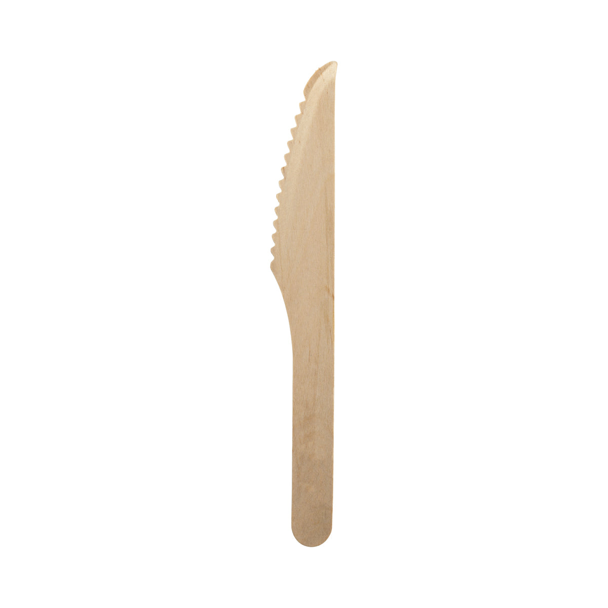 HY-16K-2000 BioPak Unbranded FSC Wooden Knife 160mm Native Wholesale Hospitality Supplies Canberra