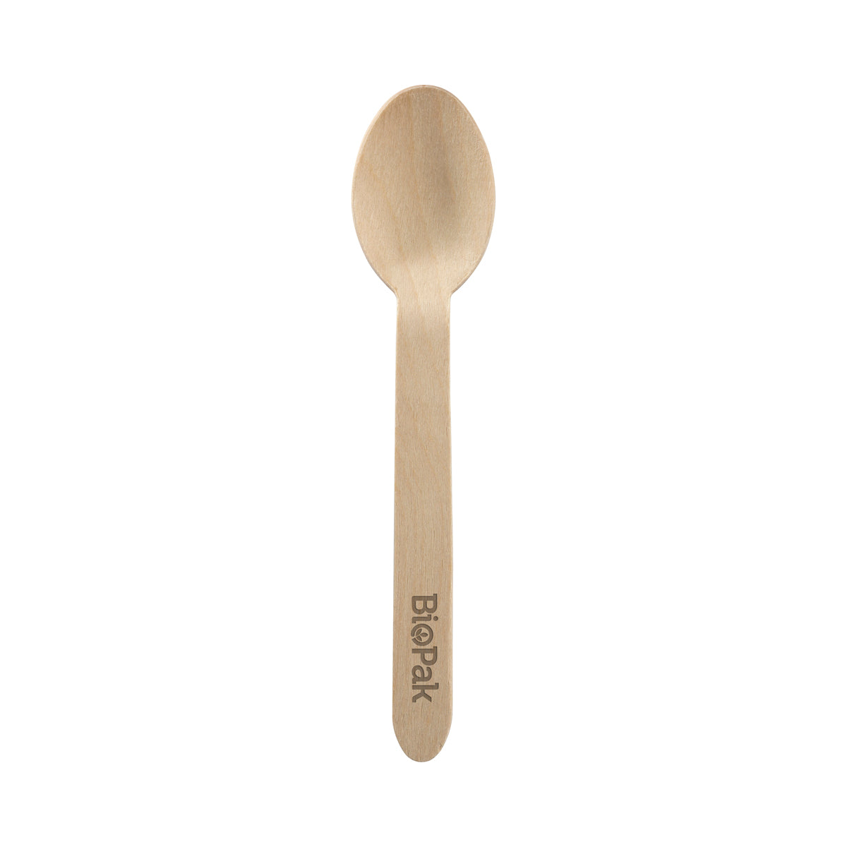 HY-16S-COATED BioPak Coated FSC Wooden Spoon 160mm Native Wholesale Hospitality Supplies Canberra