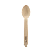 HY-16S-COATED BioPak Coated FSC Wooden Spoon 160mm Native Wholesale Hospitality Supplies Canberra