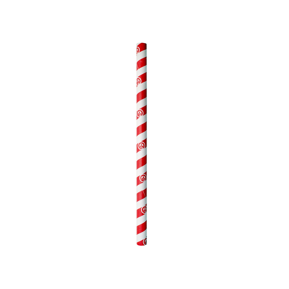 JP-PBS-10x197-RS BioPak Jumbo BioStraw Paper Red Stripe 10x197mm Native Wholesale Hospitality Supplies Canberra