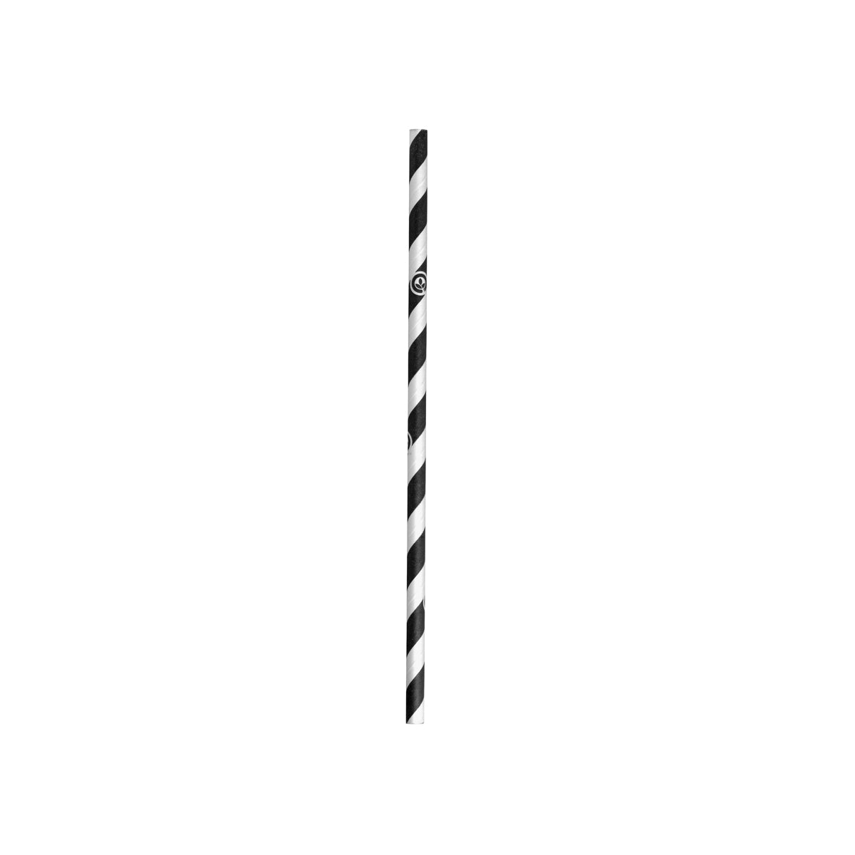 JP-PBS-6x197-BS BioPak Regular BioStraw Paper Black Stripe 6x197mm Native Wholesale Hospitality Supplies Canberra