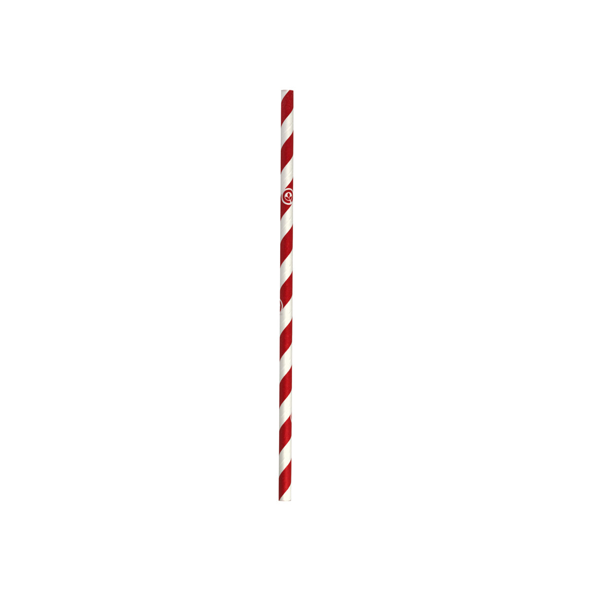JP-PBS-6x197-RS BioPak Regular BioStraw Paper Red Stripe 6x197mm Native Wholesale Hospitality Supplies Canberra