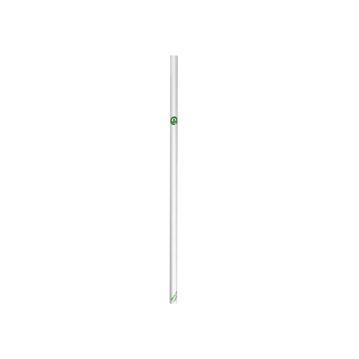 JP-PBS-6x197-W BioPak Regular BioStraw Paper White 6x197mm Native Wholesale Hospitality Supplies Canberra
