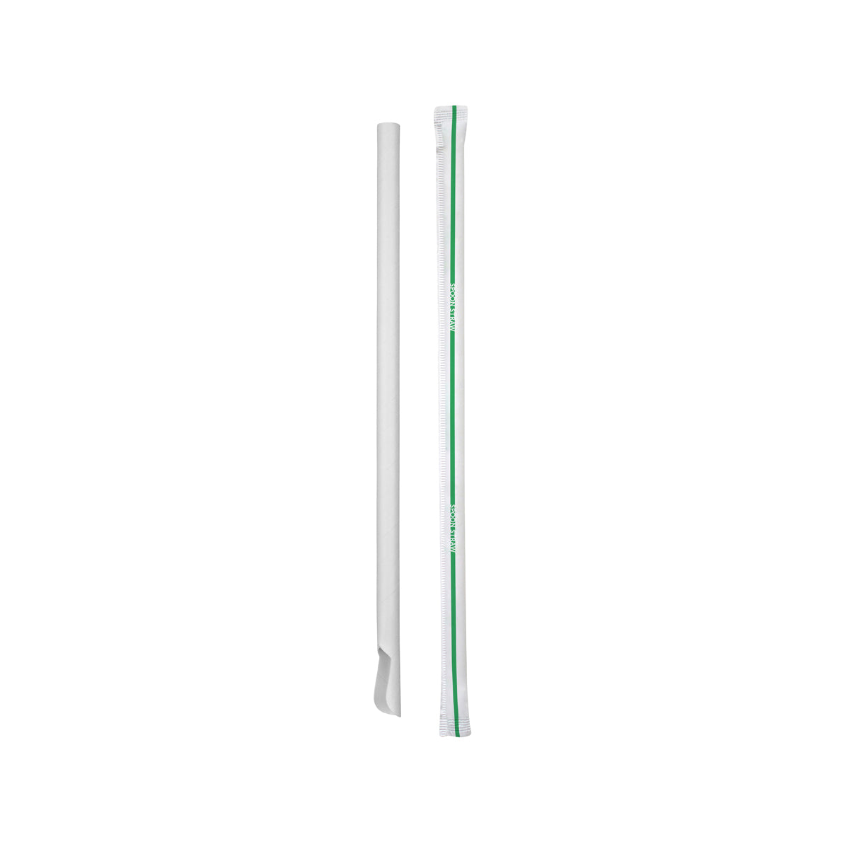 BP.JP-PBS-8X210-SPOON-IW BioPak Spoon BioStraw Paper Black Individually Wrapped 8x210mm Native Wholesale Hospitality Supplies Canberra