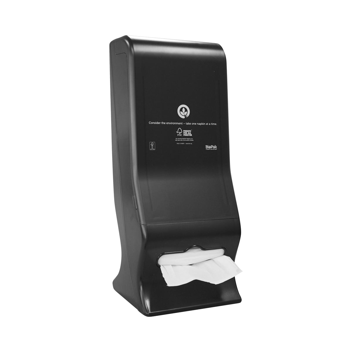 L-SSD-LTT BioPak Single Saver BioDispenser Bench Model (Holds 1000 Napkins) Native Wholesale Hospitality Supplies Canberra