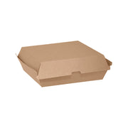 Native BioBoard Dinner Box Kraft 178x160x80mm Native Wholesale Canberra