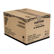 Native Wiper Roll Extra Heavy Duty Blue 90 Sheets Native Wholesale Canberra