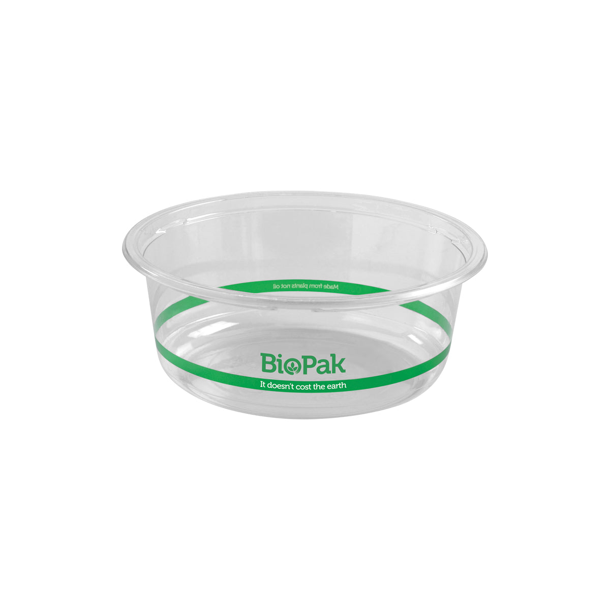 P-600W BioPak Clear PLA Wide BioBowl 143x55mm / 600ml Native Wholesale Hospitality Supplies Canberra