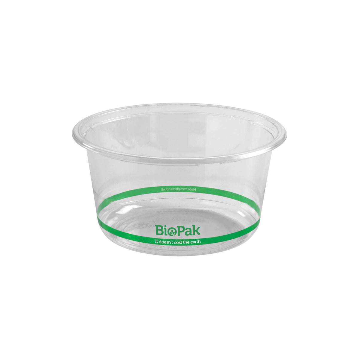 P-700W BioPak Clear PLA Wide BioBowl 143x70mm / 700ml Native Wholesale Hospitality Supplies Canberra