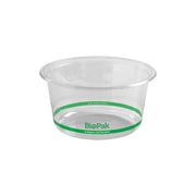 BP.P-700W BioPak Clear PLA Wide BioBowl 143x70mm / 700ml Native Wholesale Hospitality Supplies Canberra