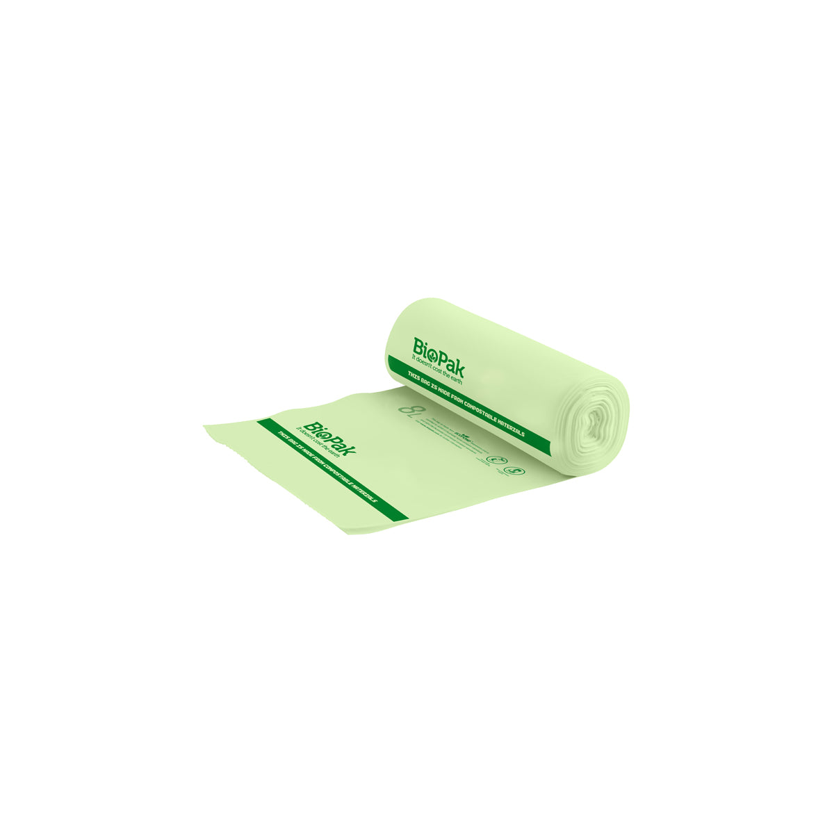 PSB-C-0002 BioPak BioPlastic Bin Liner 8Lt Native Wholesale Hospitality Supplies Canberra