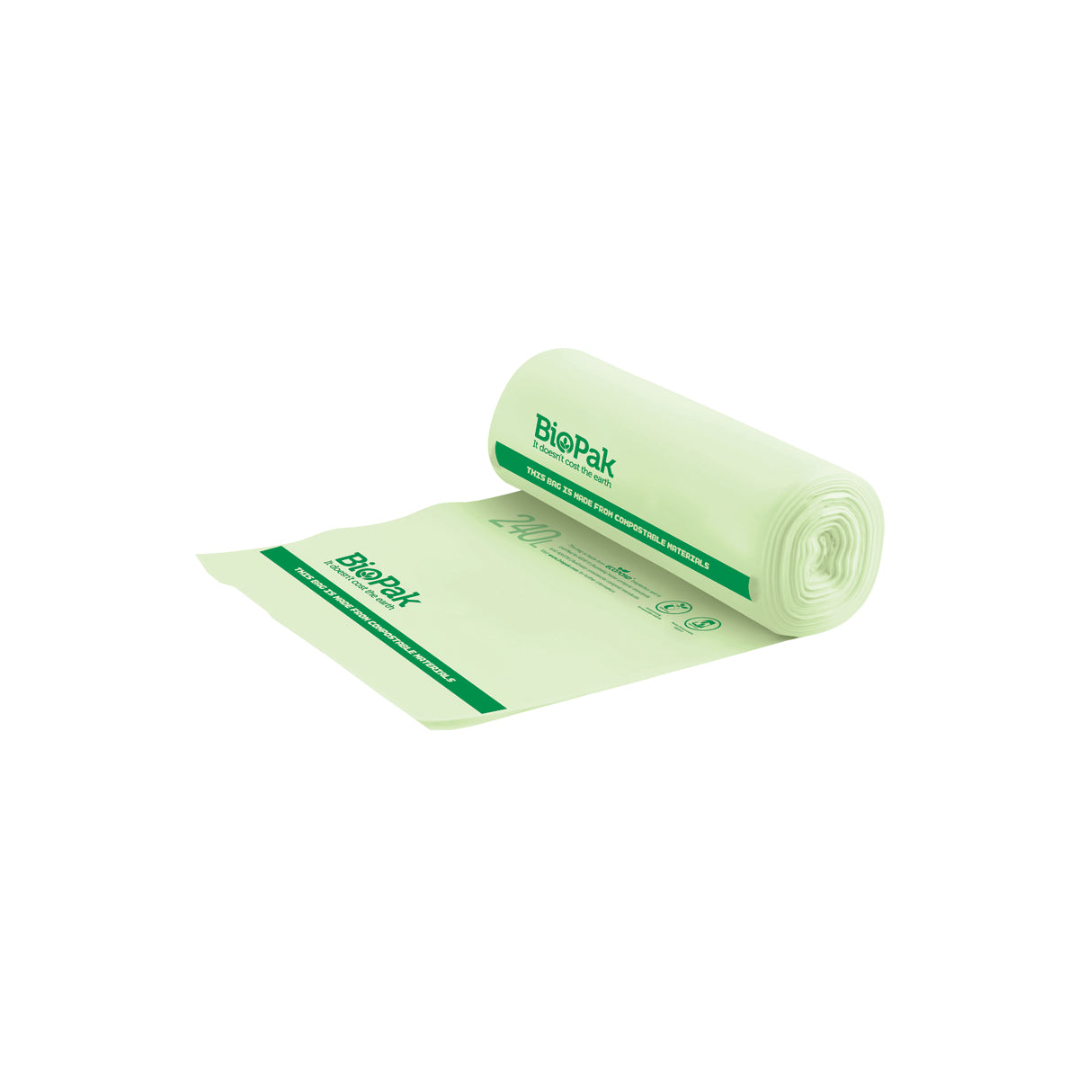 PSB-C-0004 BioPak BioPlastic Bin Liner 240Lt Native Wholesale Hospitality Supplies Canberra