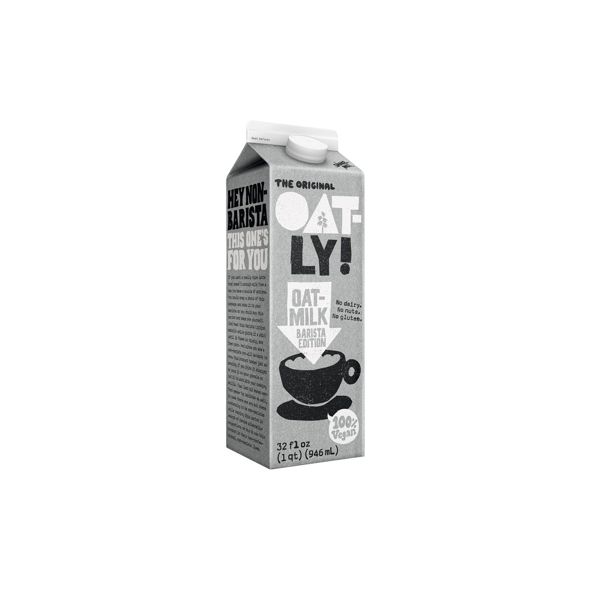 Oatly Oat Milk Barista Edition 1Lt Native Wholesale Canberra